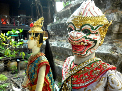 Puppets at Baan Silapin
