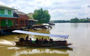 Longtail boat at Amphawa