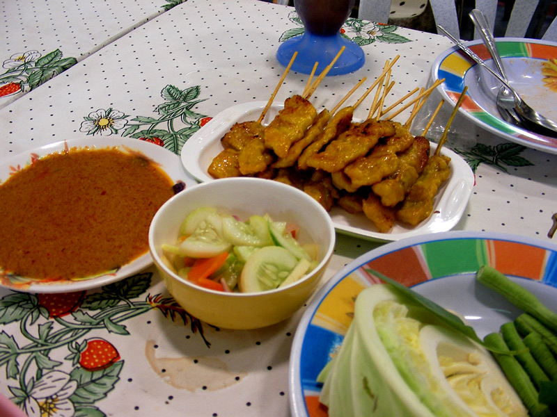 Satay Chicken on Stick