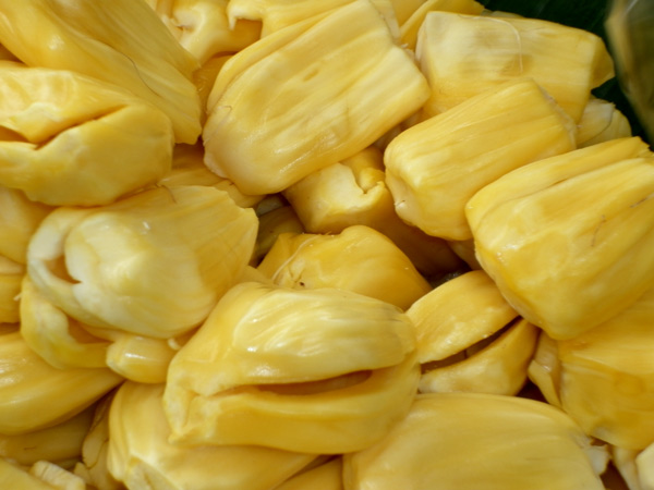 Tasty fresh peeled Jackfruit