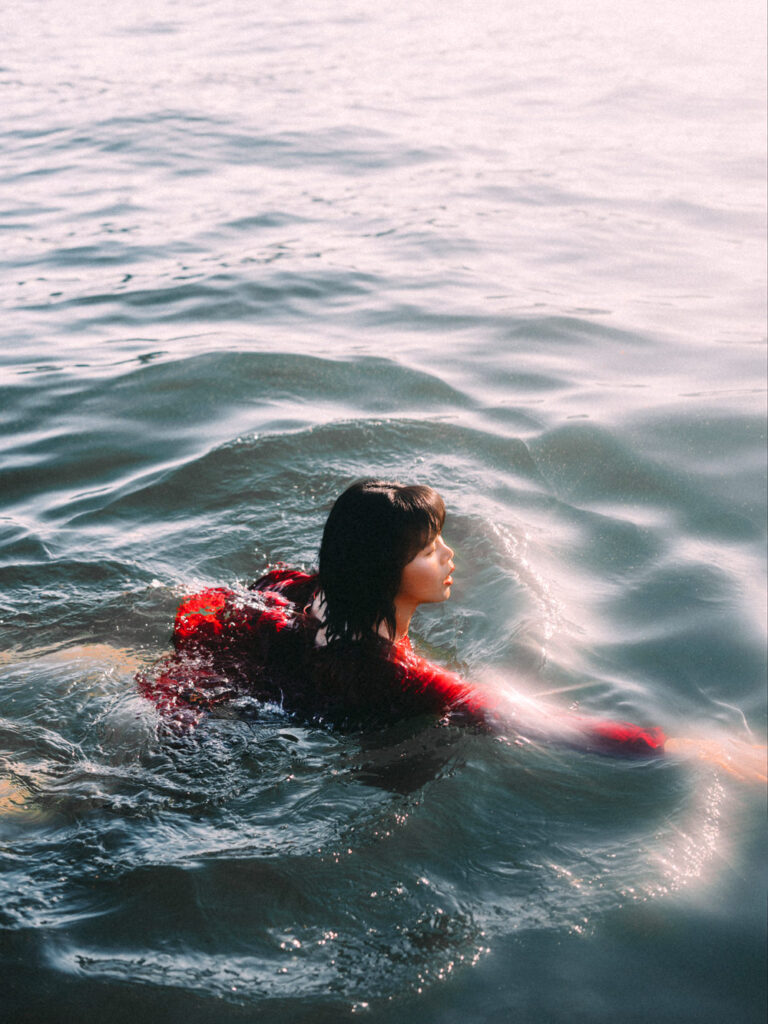 Lotus Ponds swimmer